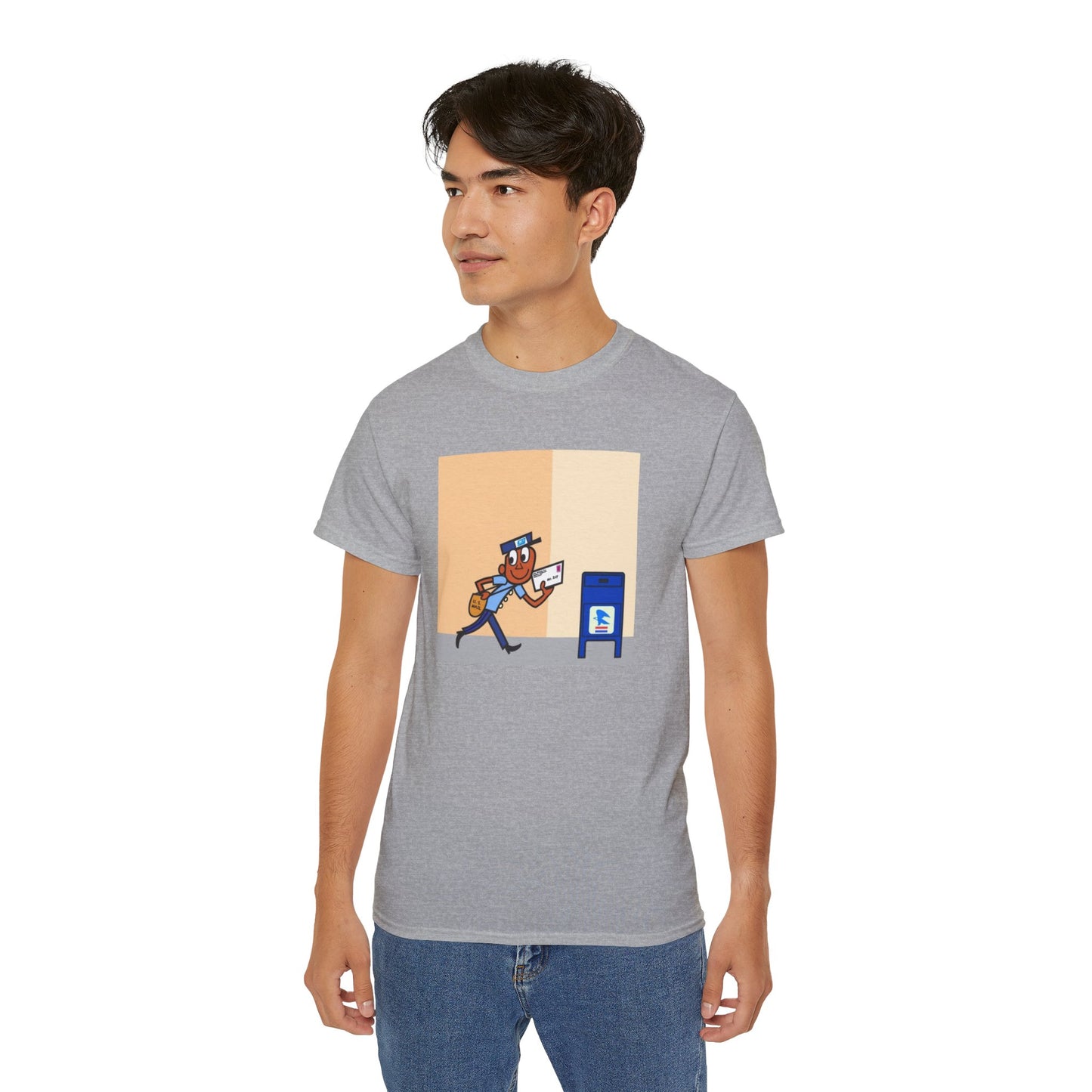 "Picture Shirt" Mr. Zip USPS Logo Man "Unisex T-shirt