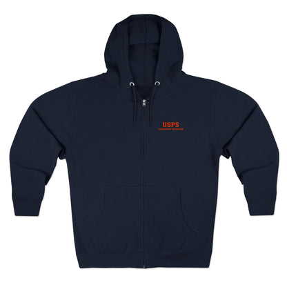 Zip Up Bidded Driver  Hoodie