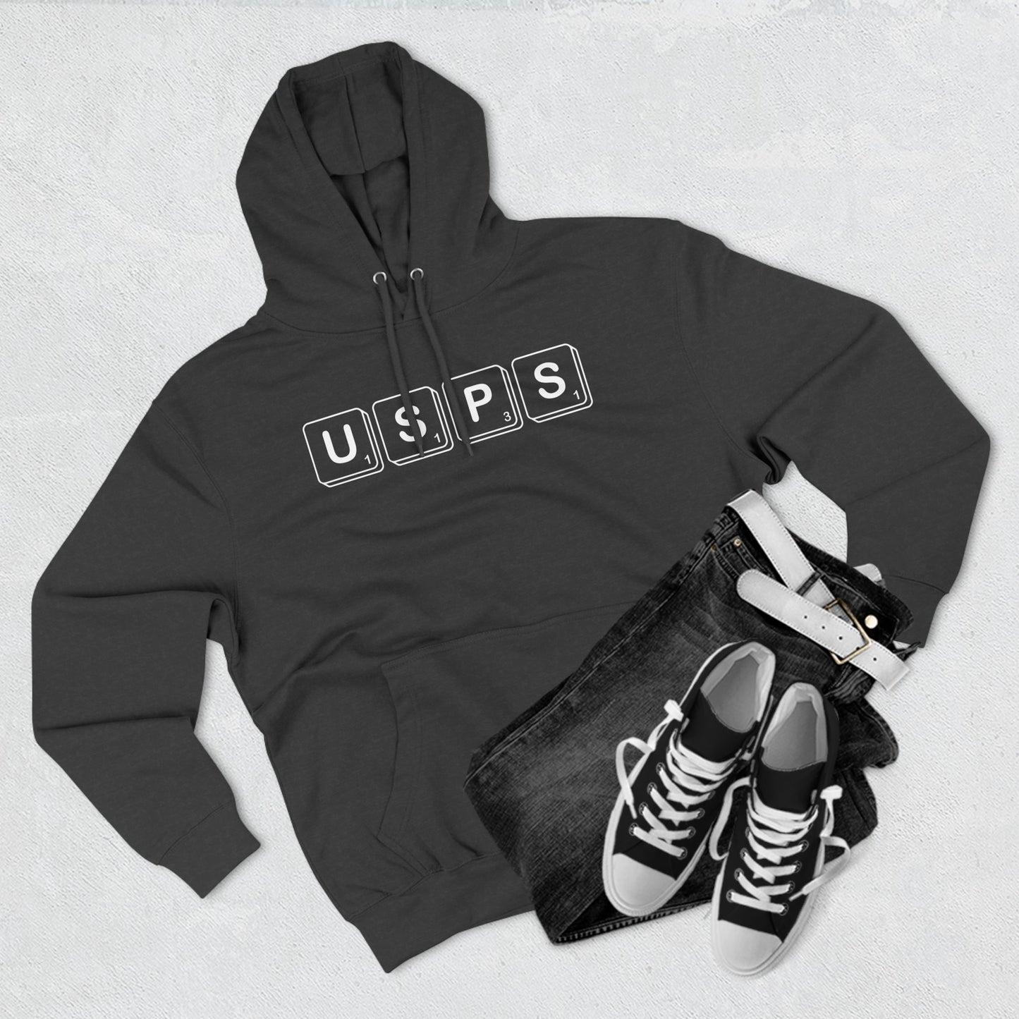 USPS Scrabble Theme Pullover Hoodie