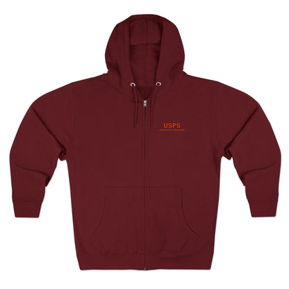 Zip Up Bidded Driver  Hoodie