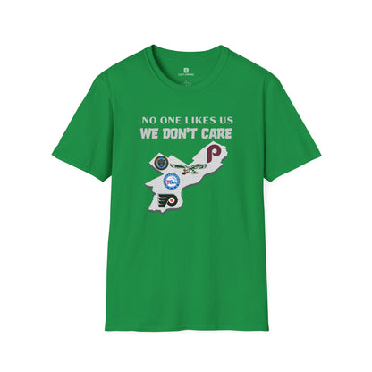 'No One Like Us We Don't Care' Philly Sports Teams T-shirt