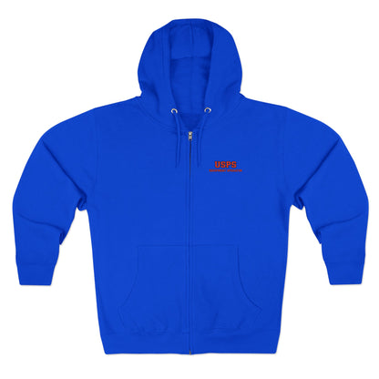 Zip Up Bidded Driver  Hoodie