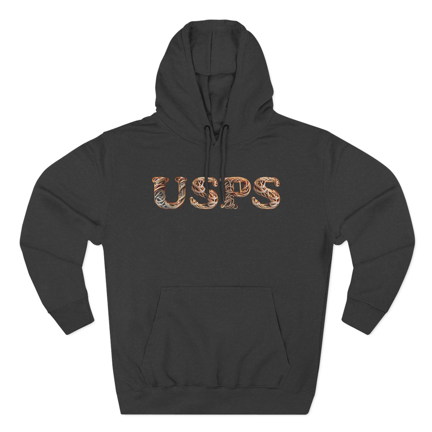 USPS Rubberband Design Pullover Hoodie