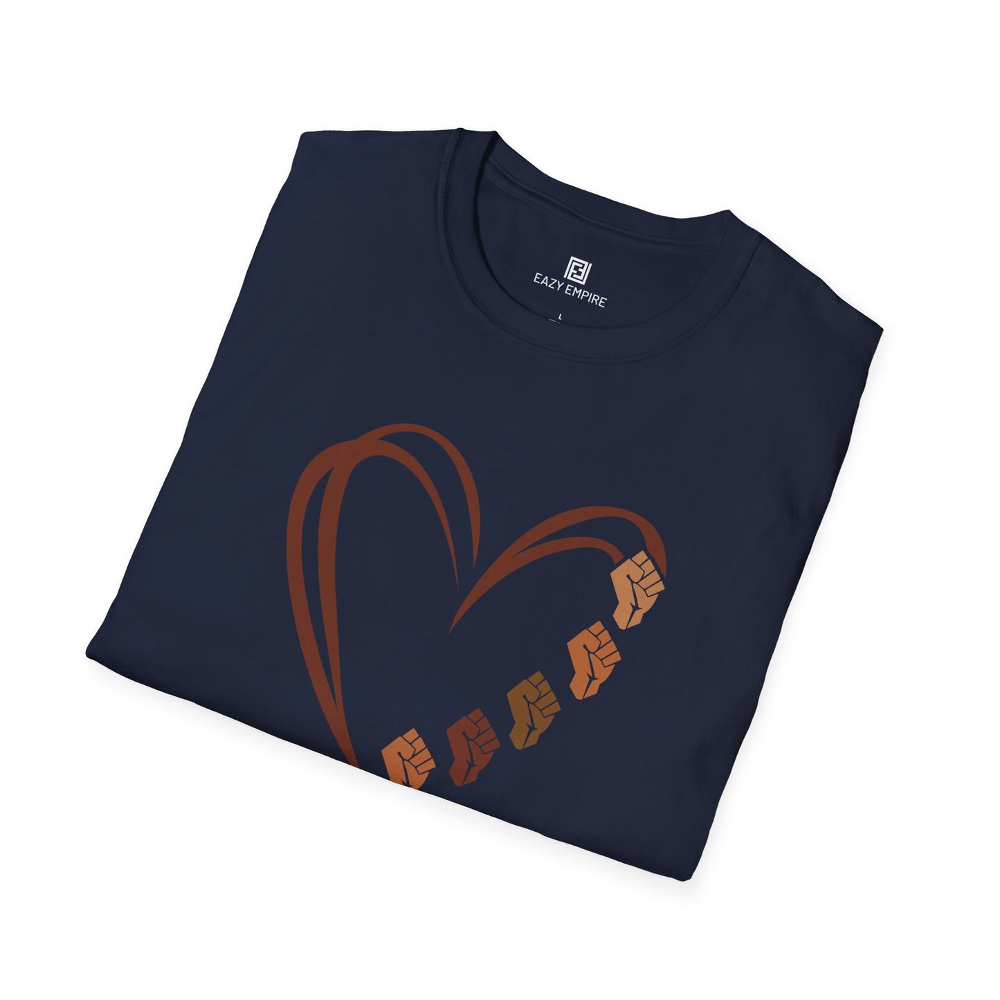 Fists Heart T-Shirt - Black Pride, Black History Month