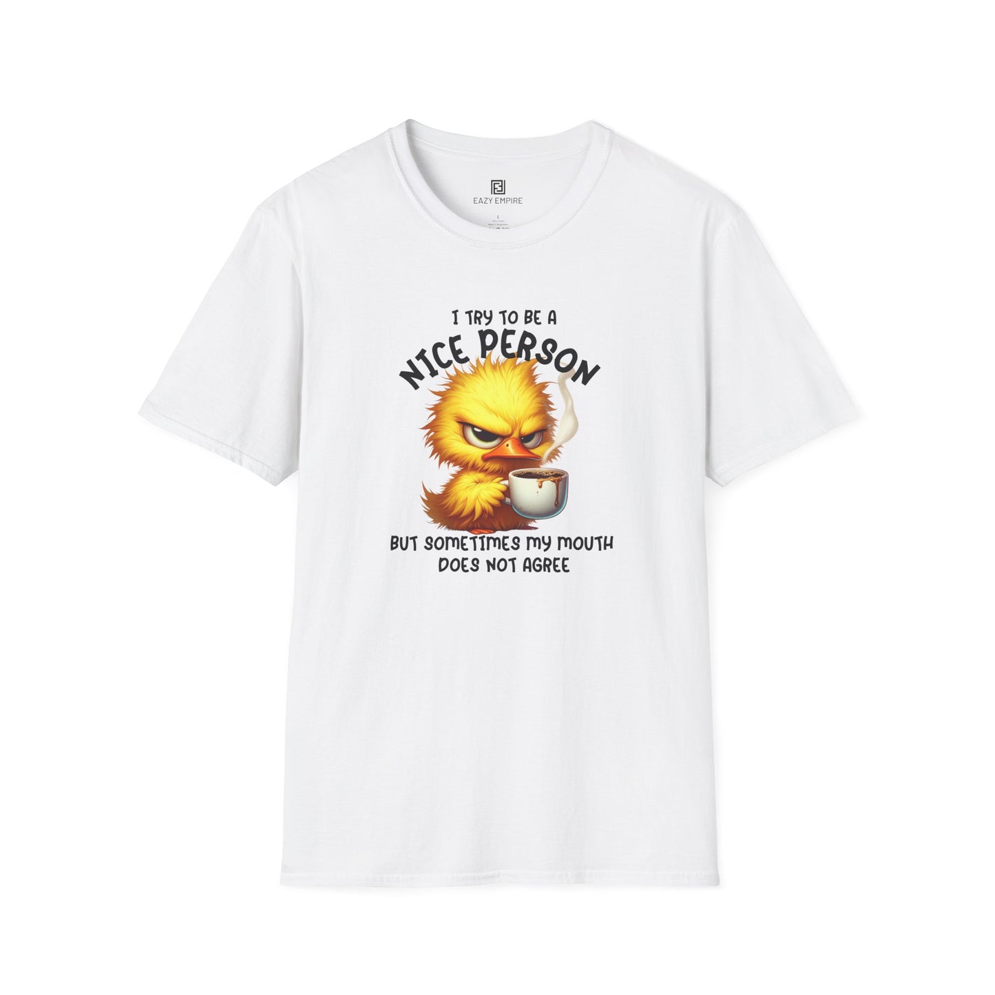 'I Try to Be a Nice Person' T-Shirt