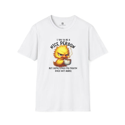 'I Try to Be a Nice Person' T-Shirt