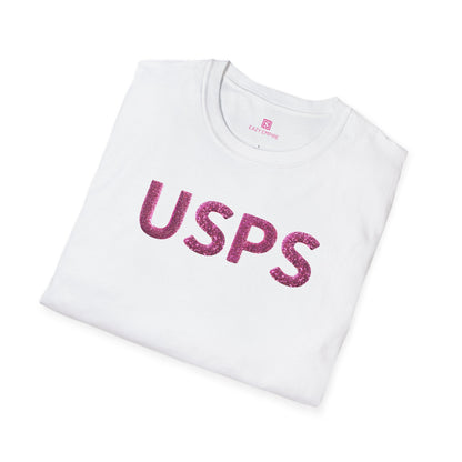 USPS Pink Glitter T-Shirt