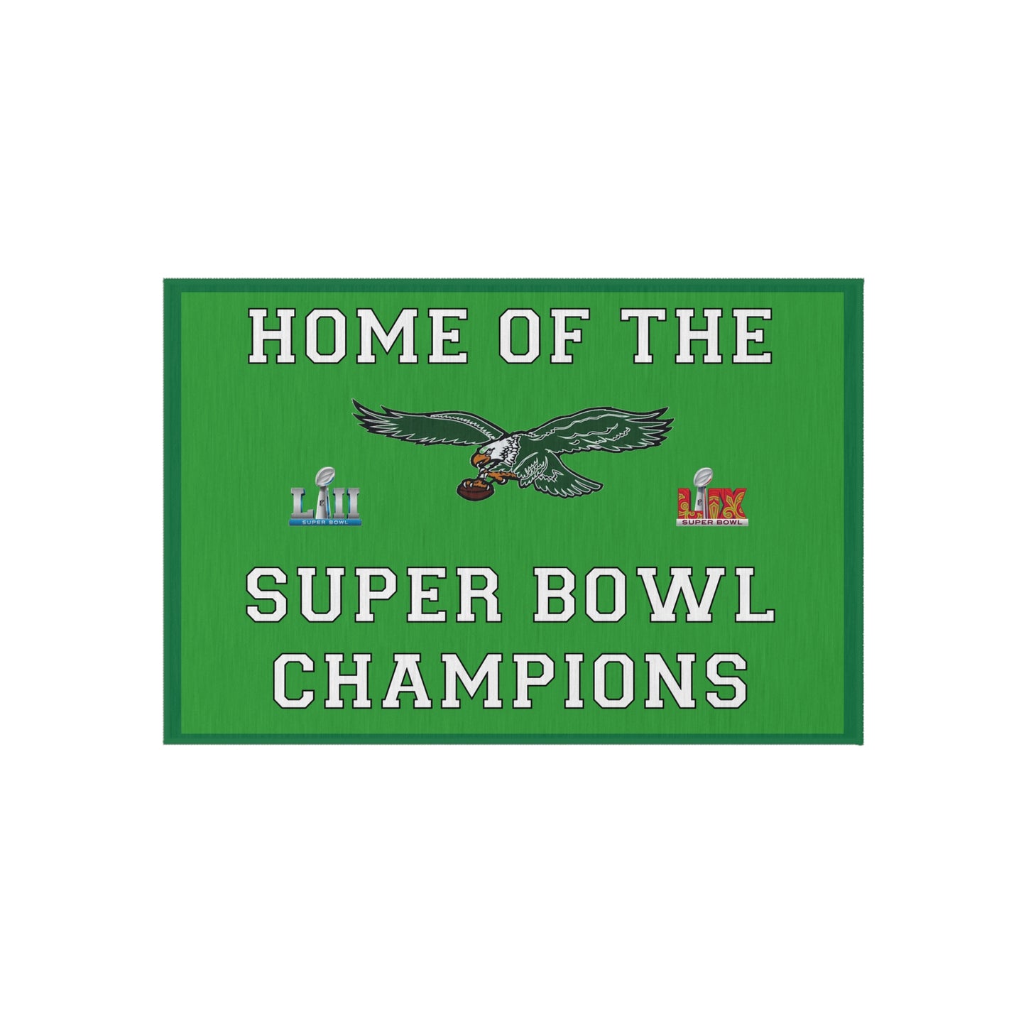 Eagles Super Bowl Champions Outdoor - Indoor Rug