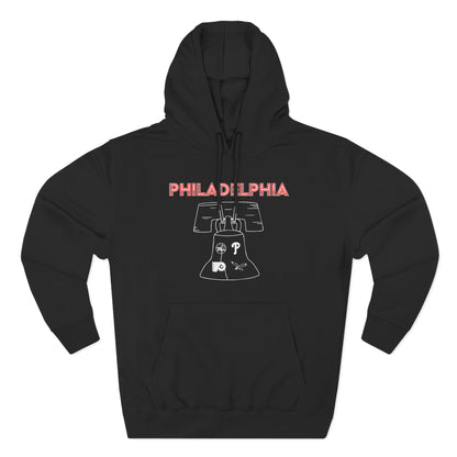 Philadelphia Liberty Bell with Philly Sports Teams