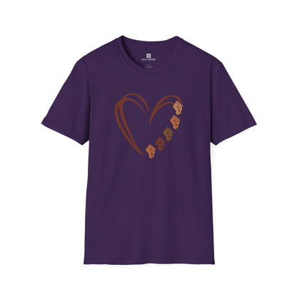 Fists Heart T-Shirt - Black Pride, Black History Month