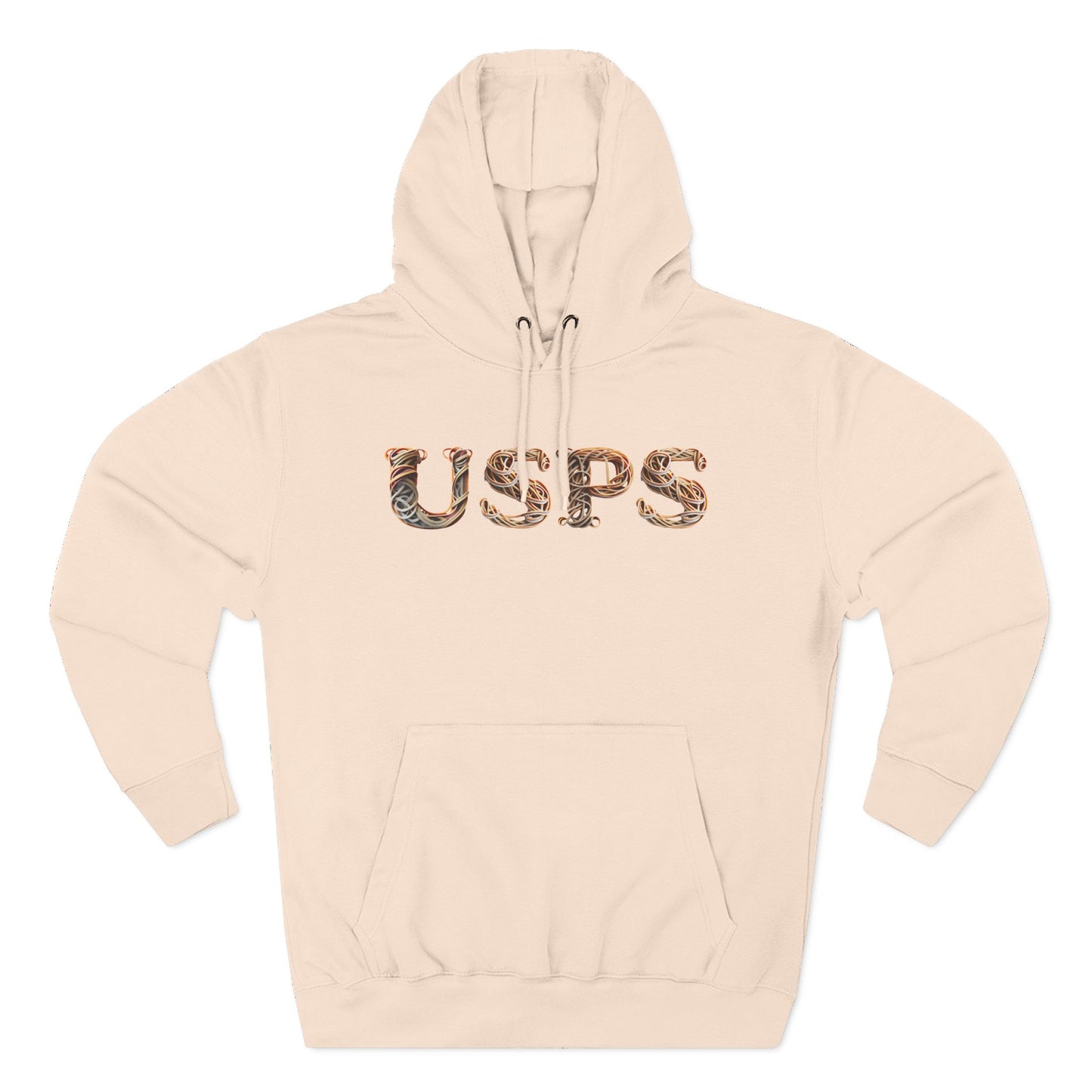 USPS Rubberband Design Pullover Hoodie