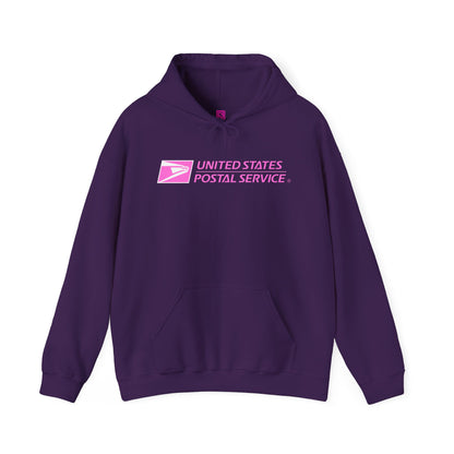 USPS Pullover Hoodie (Pink Logo)