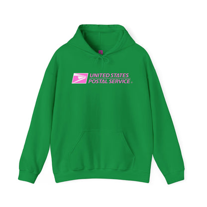 USPS Pullover Hoodie (Pink Logo)