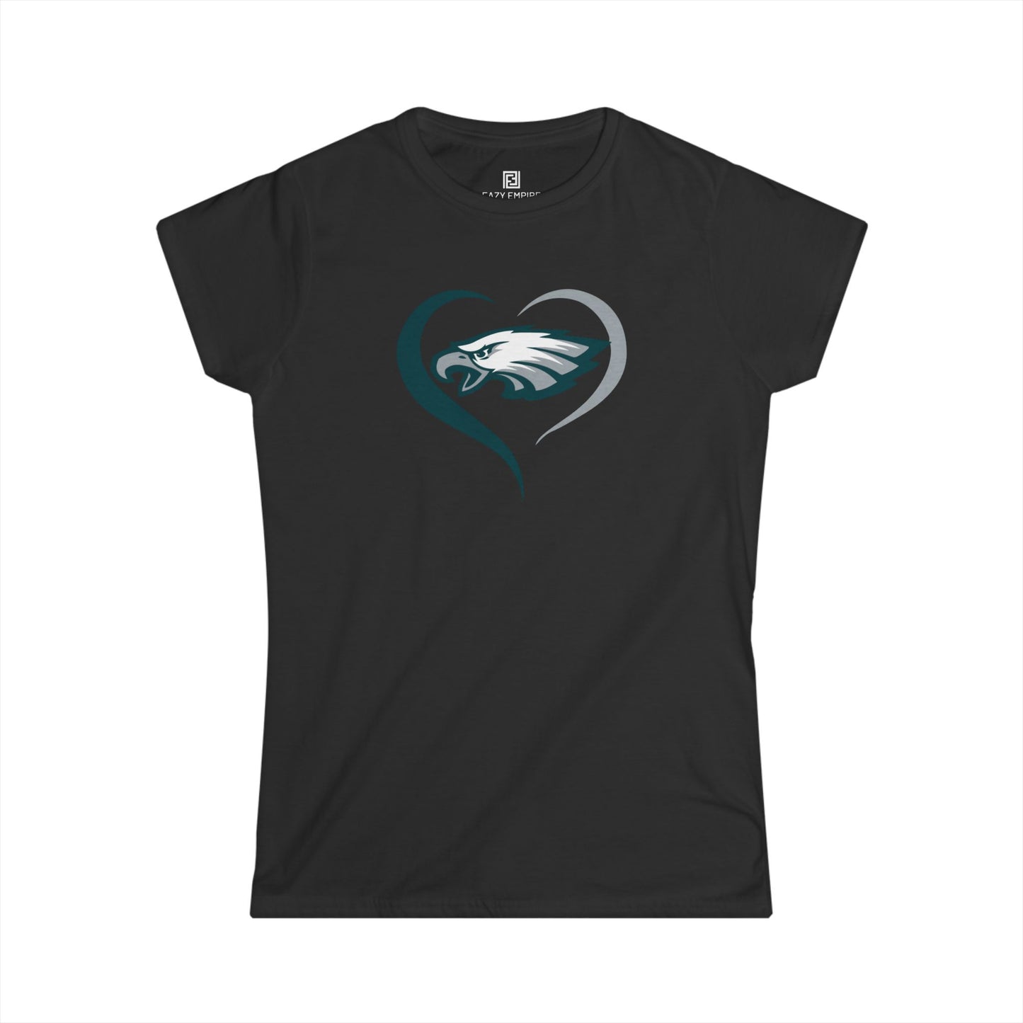 Eagles Heart Women's Fitted Tee