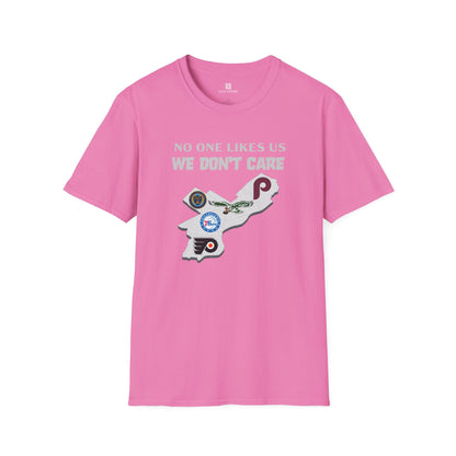 'No One Like Us We Don't Care' Philly Sports Teams T-shirt