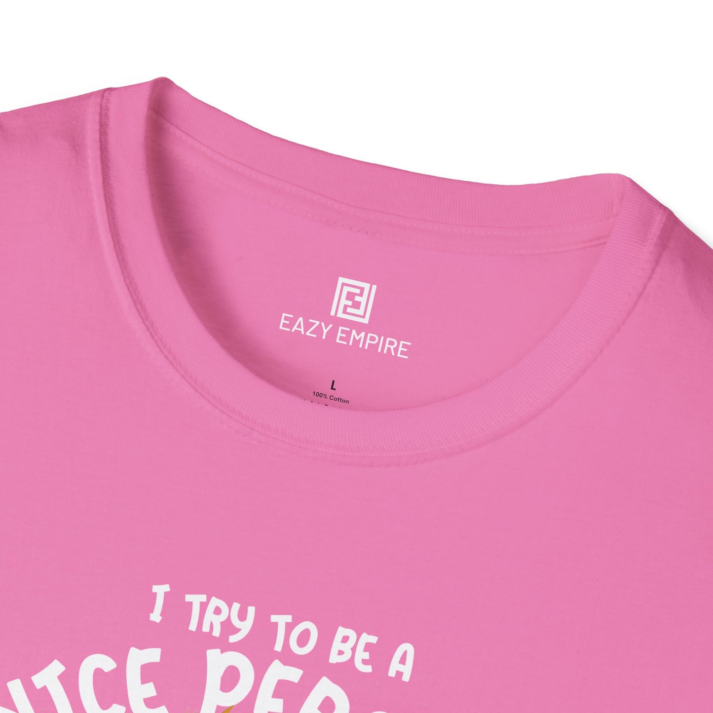 'I Try to Be a Nice Person' T-Shirt