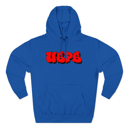 USPS Red Graffiti Letter Pullover Hoodie