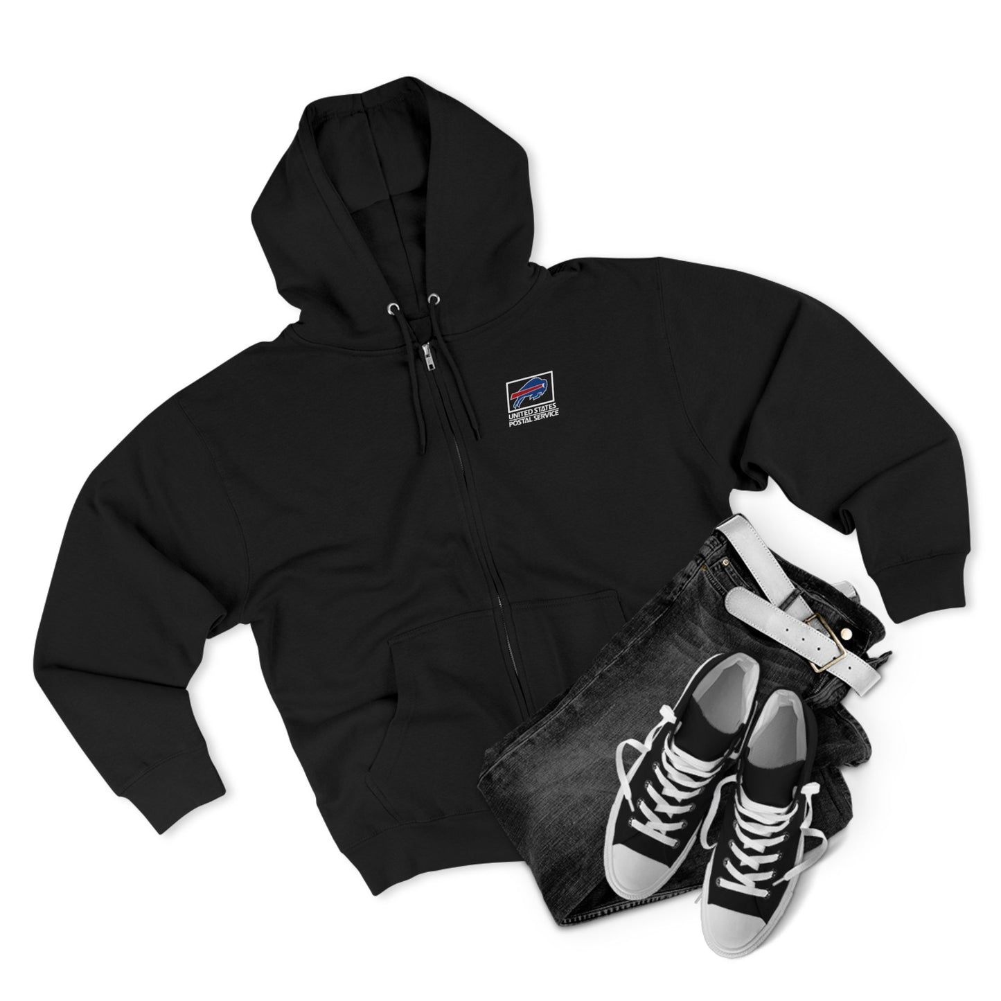 USPS Bills Logo Zip Up Hoodie