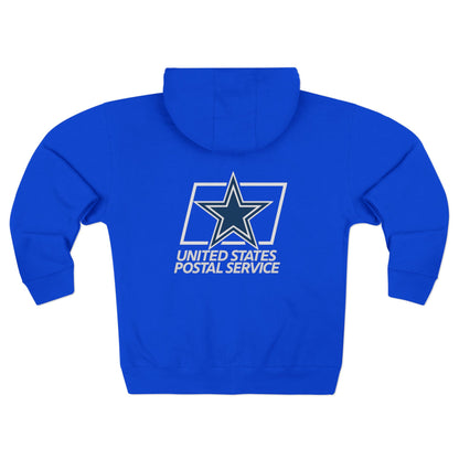 USPS Cowboys Logo Zip Up Hoodie