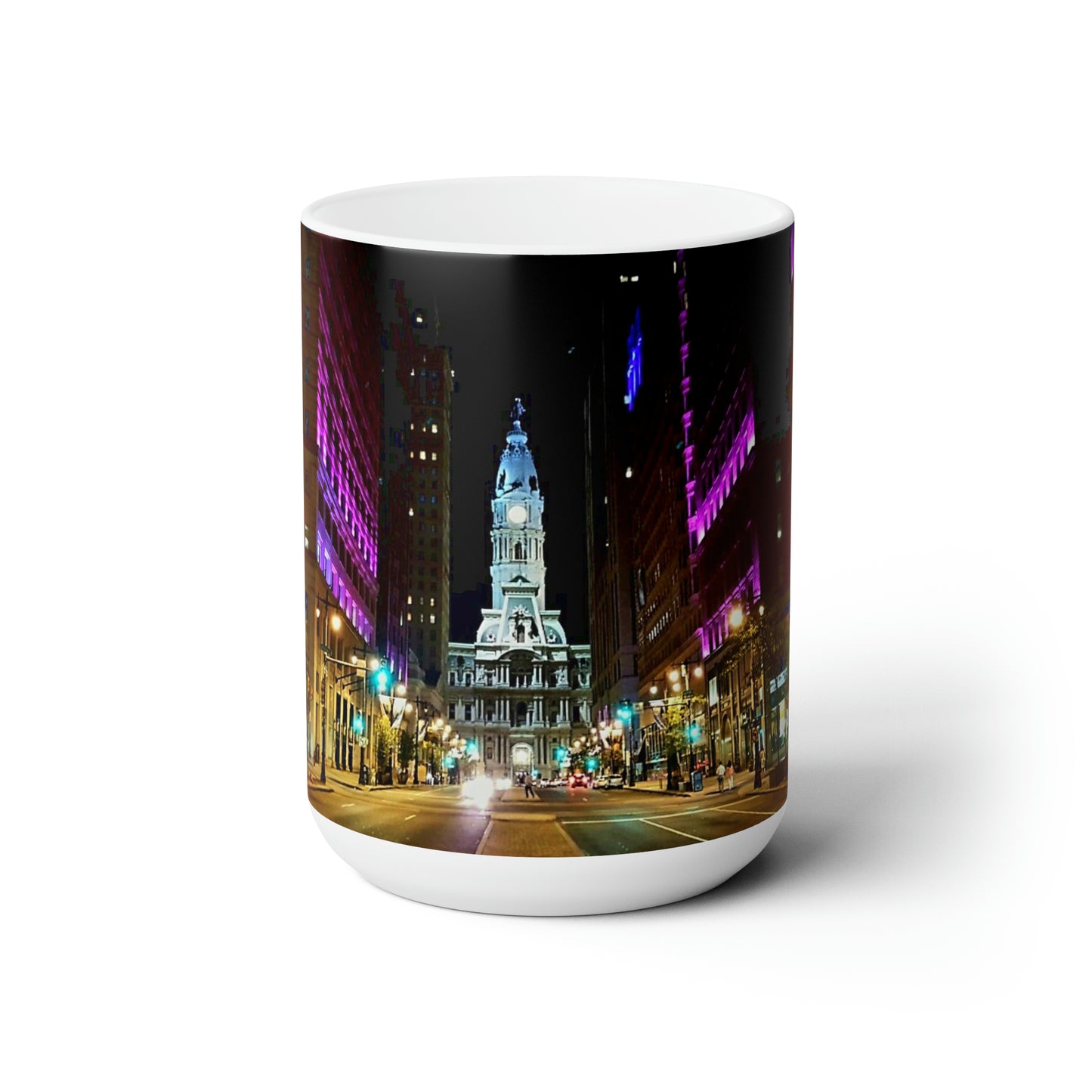 Philadelphia Broad St, City Hall Ceramic Mug 15oz