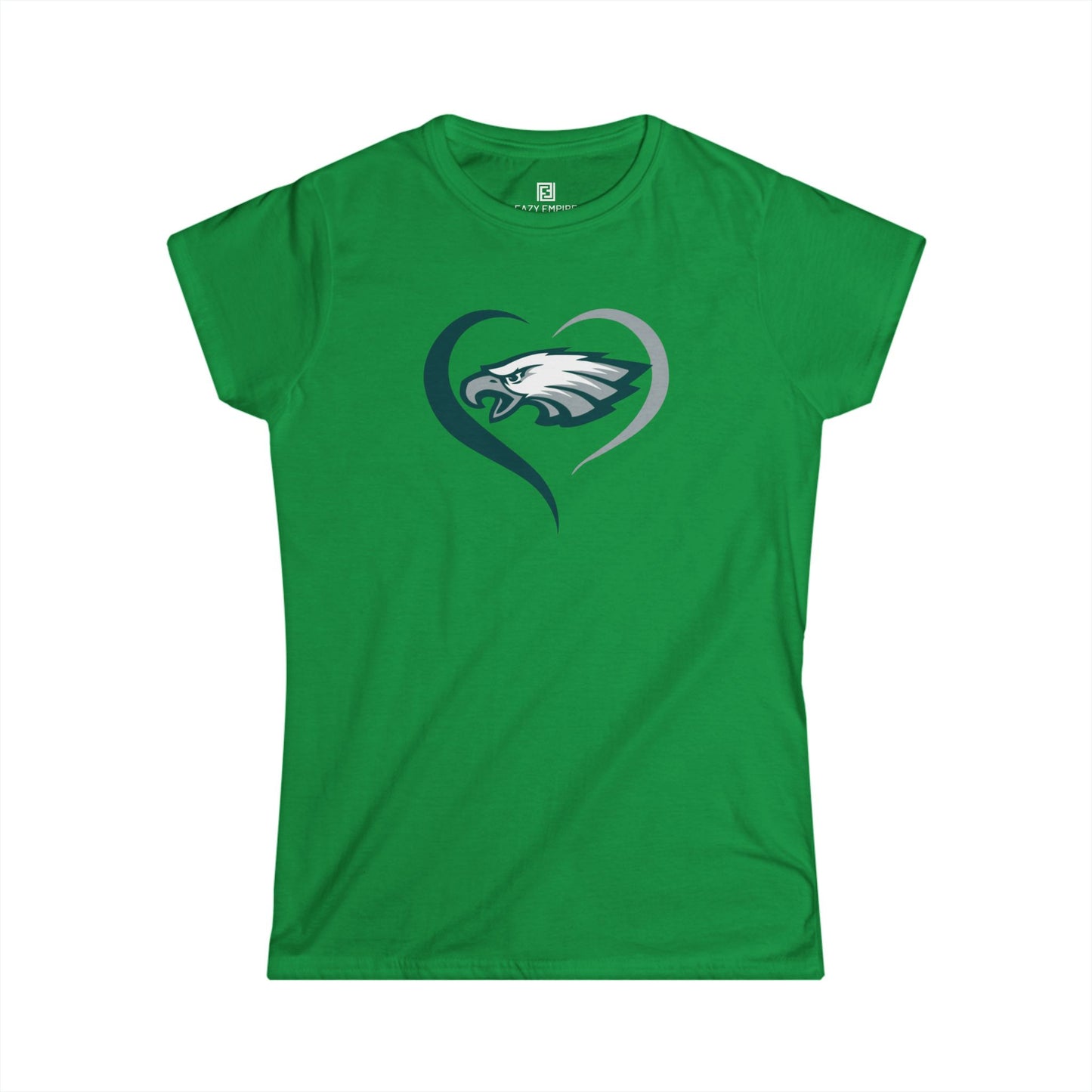 Eagles Heart Women's Fitted Tee