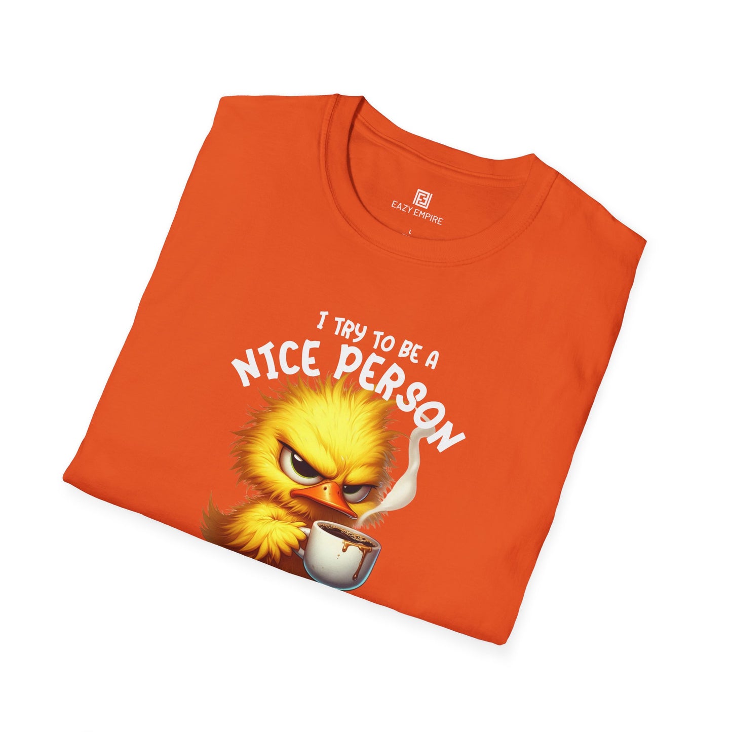 'I Try to Be a Nice Person' T-Shirt