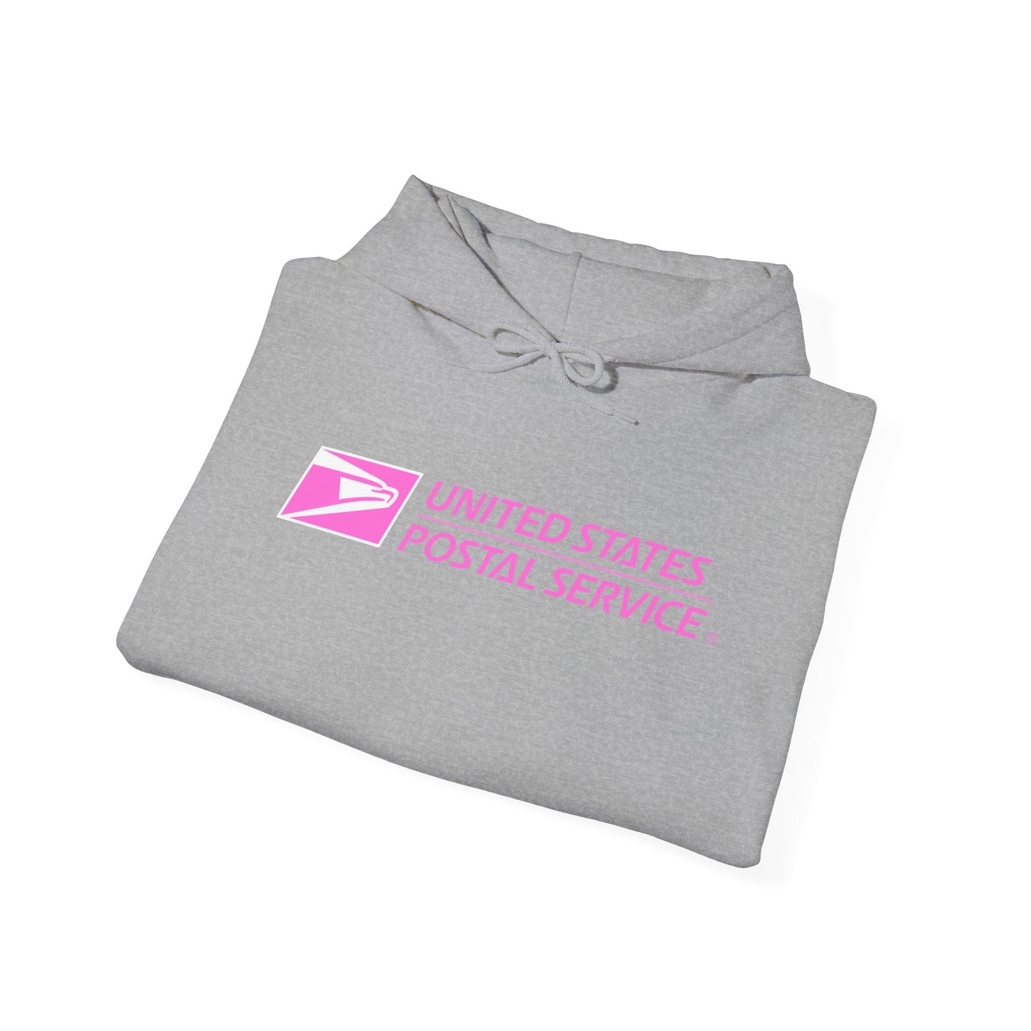 USPS Pullover Hoodie (Pink Logo)