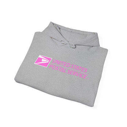 USPS Pullover Hoodie (Pink Logo)