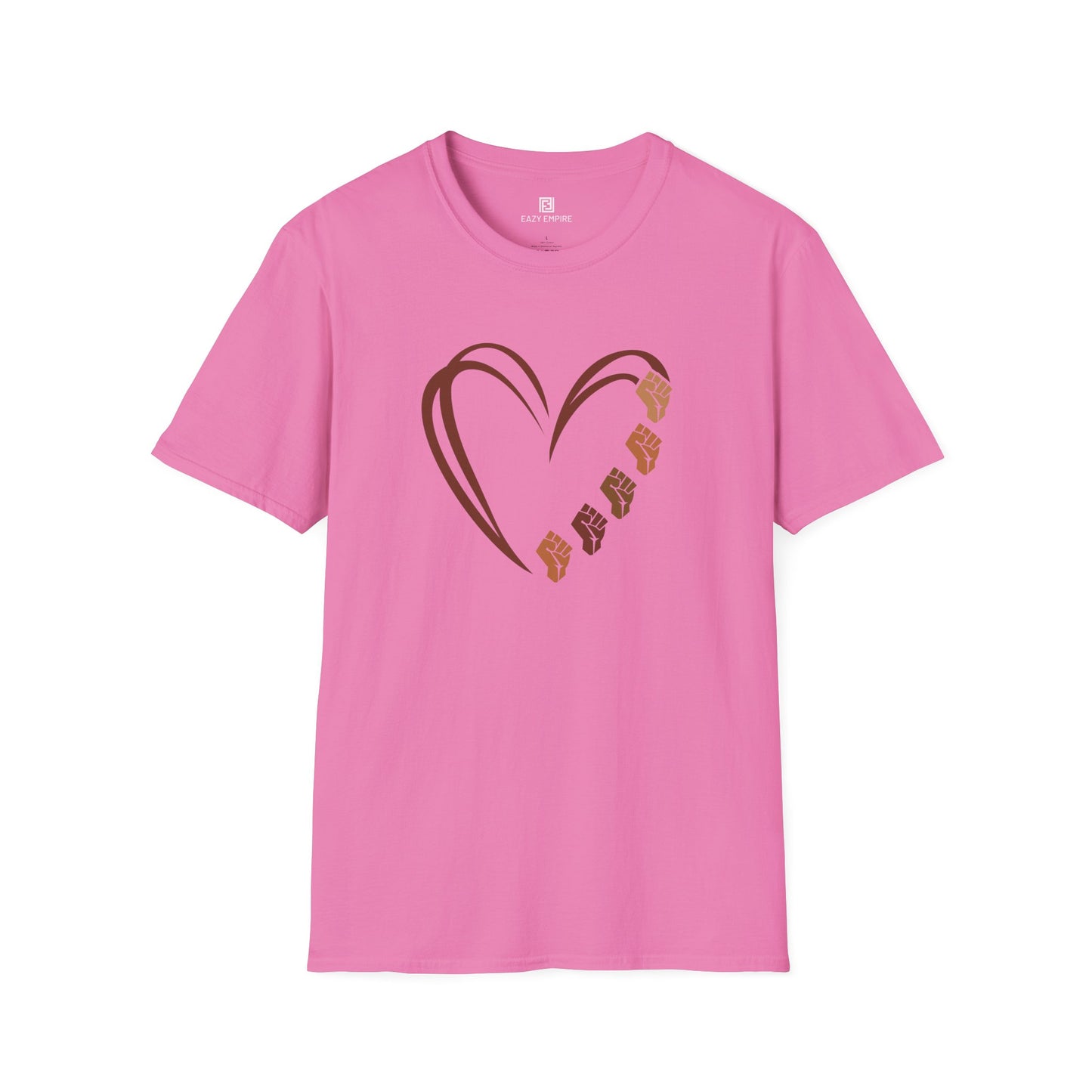 Fists Heart T-Shirt - Black Pride, Black History Month