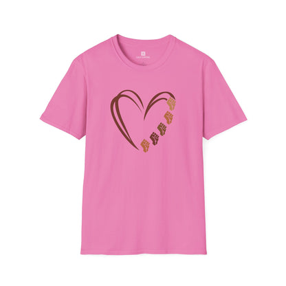 Fists Heart T-Shirt - Black Pride, Black History Month