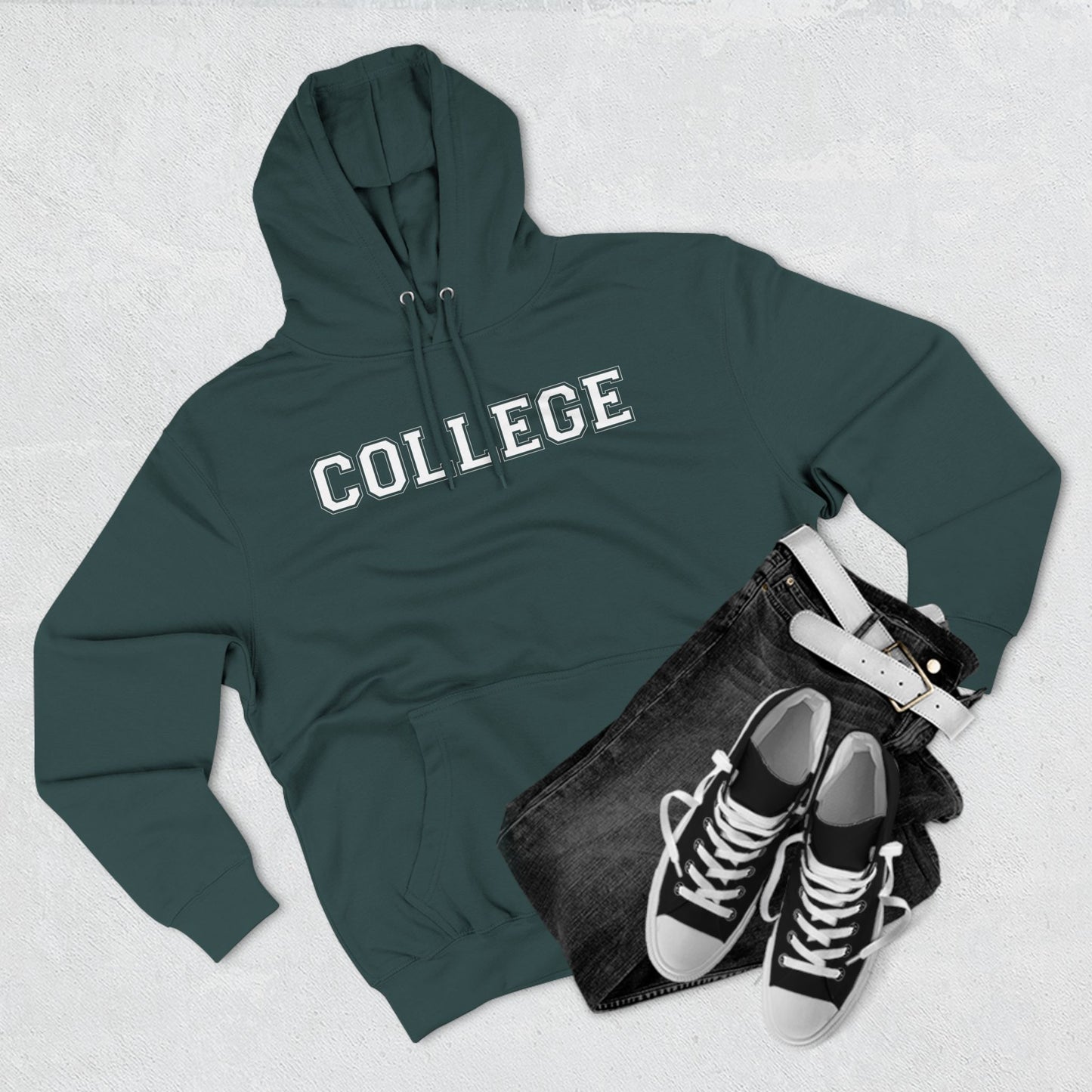College Hoodie similar to sweatshirt worn by John Belushi