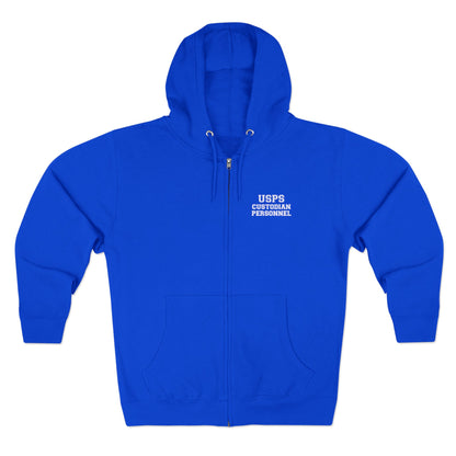 USPS Custodian Personnel Zip Hoodie