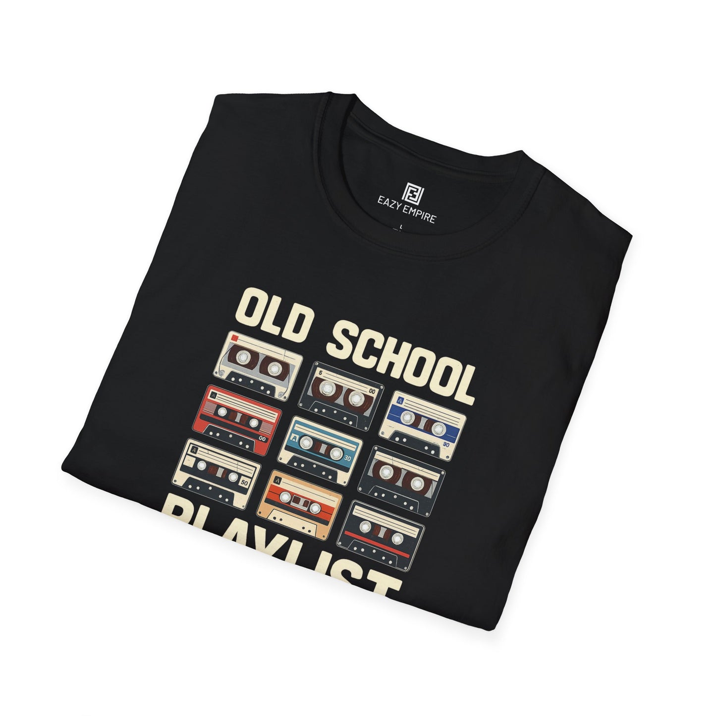 Vintage Music T-Shirt with Old School Playlist