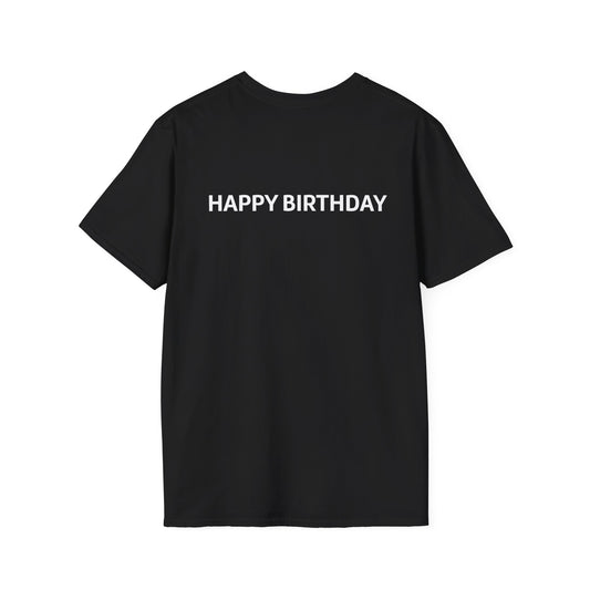 Happy Birthday on the back Team Nichols T-Shirt